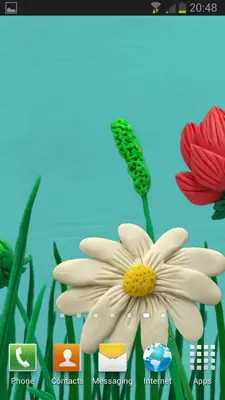 Plasticine Spring flowers Free android App screenshot 1