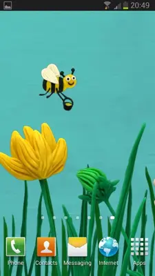 Plasticine Spring flowers Free android App screenshot 2