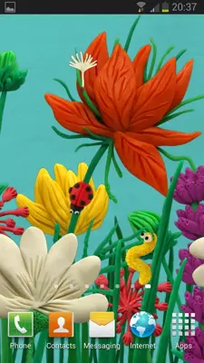 Plasticine Spring flowers Free android App screenshot 5